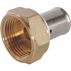 SOMATHERM FOR YOU - Raccord droit à sertir pour tube PER Ø20 - écrou tournant Femelle 15/21 (1/2'') Permet de raccorder un tu ...