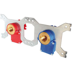 Ayor - Kit de fixation double 3/4ek pour tube diametre 20 - femelle 15/21
