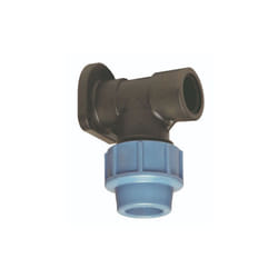 Ayor - Coude applique polypropylène acs pour Tube pe ou pehd Ø20 - Sortie Femelle 1/2' (15/21) - Somatherm