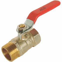 Description générale Vanne à sphère Mâle/Femelle 3/4" de la marque SOMATHERM, conçue pour une utilisation dans les installati ...