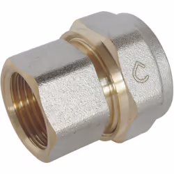 SOMATHERM FOR YOU - /3717-20-15 - Raccord droit à compression pour tube Multicouche Ø20 - Femelle 15/21 (1/2'') Permet de rac ...