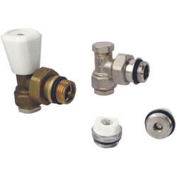 Kit radiateur robinet Equerre 15/21