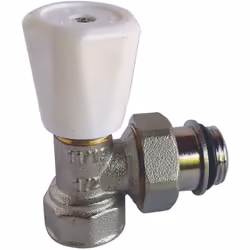 Description générale Le robinet équerre nickelé est conçu pour les installations de chauffage avec arrivée d'eau depuis le so ...