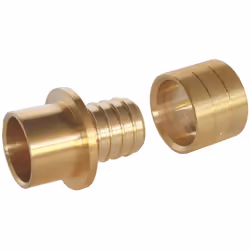 SOMATHERM FOR YOU - Raccord droit pour tube PER à glissement Ø16 - à souder Cuivre Ø16 Permet de raccorder un tube PER Ø16 av ...