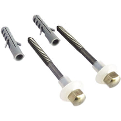 Ayor - Fixations pour abattant de wc 6x70mm - lot de 2
