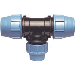 Ayor - Raccord plastique Té réduit au centre pour tube pe Ø25-20-25 mm