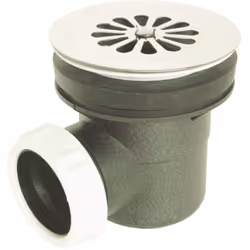 SOMATHERM FOR YOU - BB201 - Bonde douche NF Ø60 Sortie Horizontale - Bonde plastique. Ø 60mm - pour receveur grès. acier ou a ...