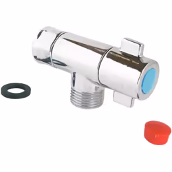 Description générale Robinet sous lavabo design FIXO en finition chromée, offrant une manœuvre ergonomique pour un usage faci ...