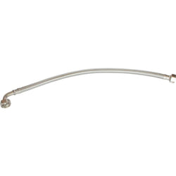 Ayor - Flexible sanitaire - Double écrou tournant 1/2' dont 1 coudé - l = 1000mm - DN8 - chrome