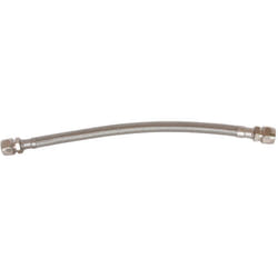 Flexible sanitaire - 2 Raccords bicones tube cuivre Ø10 et Ø12 L: 200mm DN8