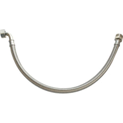 Ayor - Flexible sanitaire - Mâle 1/2' et écrou tournant coudé 1/2' - l = 1000mm - DN8 - chrome