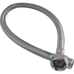 Ayor - Flexible sanitaire - Raccord mâle 1/2' écrou tournant 3/8' - l = 500mm - DN8 - chrome