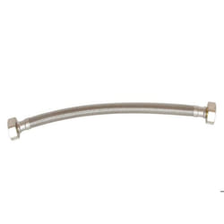 Flexible sanitaire en inox ACS DN10 - débit optimisé - L 70cm - femelle droite - écrou tournant 3/4 - AXIS