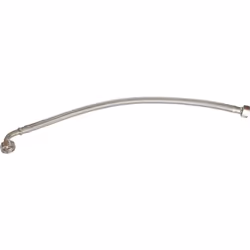 SOMATHERM FOR YOU - Flexible sanitaire raccordement écrou tournant coudé Femelle 20/27 (3/4') - écrou tournant droit Femelle  ...