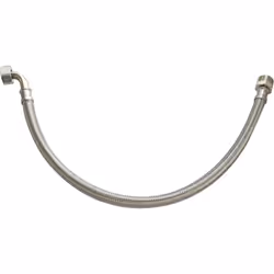 SOMATHERM FOR YOU - Flexible sanitaire raccordement écrou tournant coudé Femelle 15/21 (1/2') - écrou tournant droit Mâle 15/ ...