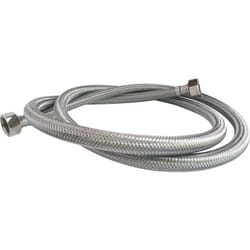 Ayor - Flexible sanitaire - Raccord 2 écrous tournants 1/2' - Longueur : 1500mm - DN10 - chrome