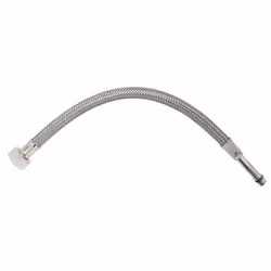 SOMATHERM Flexible Sanitaire en Inox ACS DN8 - Débit Standard - L 30cm avec Prolongateur 5cm - Mâle Court/Long - Pas de Vis