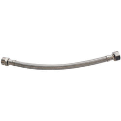 Ayor - Flexible sanitaire - Raccord mâle 3/8' écrou tournant 1/2' - l = 800mm - DN10