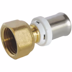 Description générale Raccord droit à sertir pour tube Multicouche Ø16 avec écrou tournant Femelle 20/27 (3/4''). Ce raccord p ...