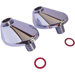 Raccord excentré de 45mm avec rosace - M15/21 M20/27