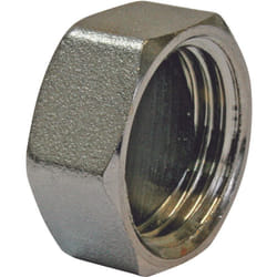 Ayor - Bouchon de terminaison auto-etanche femelle 1/2' laiton nickele