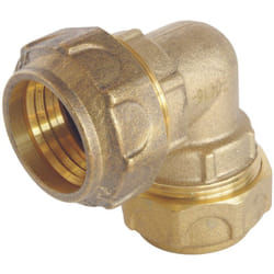 Ayor - Raccord laiton coudé égal Serrage Extérieur pour tube pe Ø25 mm