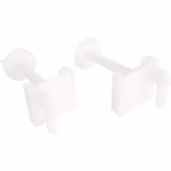 SOMATHERM FOR YOU - Fixation d'abattant WC avec 2 vis à têtes carrées. 2 écrous et 2 plaquette - plastique A PROPOS DE L'ARTI ...