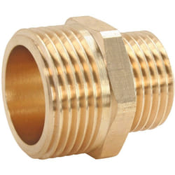 Mamelon laiton réduit Double Mâle 26/34- 40/49