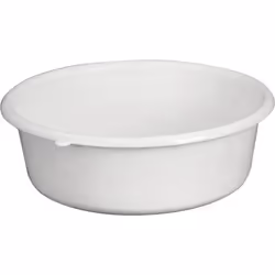 ALUMINIUM ET PLASTIQUE - Cuvette ronde Ø21x6cm 1.5l Gris moucheté