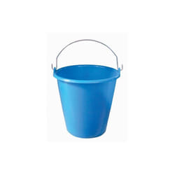 Aluminium Et Plastique - Seau de ménage avec anse en métal - 5 l - bleu pailleté