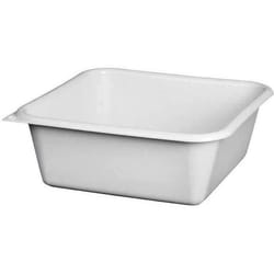 Aluminium Et Plastique - Cuvette Carrée 24cm 3l Gris Moucheté Rivccr24