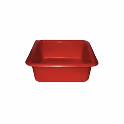Cuvette carrée de la marque ALUMINIUM ET PLASTIQUE. Caractéristiques de la cuvette carrée : - Coloris : rouge - Matière : pla ...