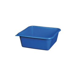 ALUMINIUM ET PLASTIQUE - Cuvette carrée - 24 cm - 3 L - bleu