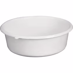 ALUMINIUM ET PLASTIQUE - Cuvette ronde Ø25x8cm 2.5l Gris moucheté