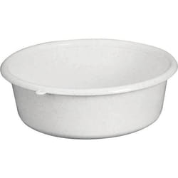 ALUMINIUM ET PLASTIQUE - Cuvette ronde Ø25x8cm 2.5l Gris moucheté