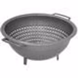 Passoire sur pieds - D: 26 cm - gris