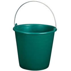 Aluminium et plastiq - Seau rural gradué 8L vert
