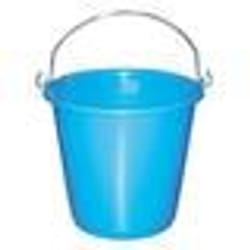 Seau de ménage gradué - 10 L - gris