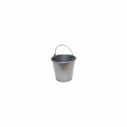 Aluminium et plastiq vous propose : Seau menage 10l anse metal silver, dans la caté,gorie seaux plastique (Poids : 0.47). Sea ...