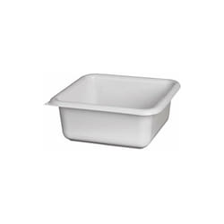 Aluminium Et Plastique - cuvette carrée 29CM 5.5L gris pa. RIVCCA29