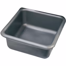 ALUMNIUM ET PLASTIQUE - Cuvette carrée - 29 cm - 5.5L - Gris