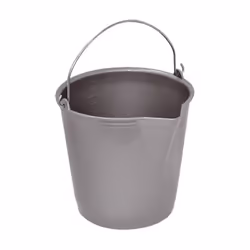 Seau à bec gradué - 13 L - gris de la marque ALUMINIUM ET PLASTIQUE. - Anse en métal - Capacité : 13 L - Coloris : gris argen ...