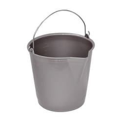Aluminium Et Plastique - Seau à bec gradué - 13 l - gris
