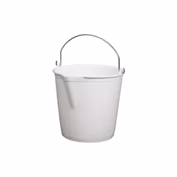 Seau à bec 13 l, 29 cm qualité alimentaire blanc de la marque ALUMINIUM ET PLASTIQUE. Ø29cm, hauteur 28cm, coloris blanc, qua ...