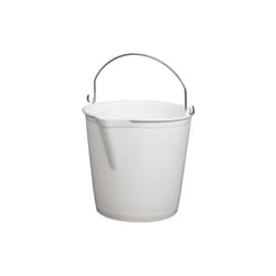 Aluminium et plastique - Seau à bec 13 l, 29 cm qualité alimentaire blanc