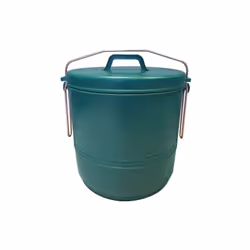Description générale Poubelle compost de 16L en polyéthylène basse densité, résistante au froid et dotée d'un couvercle et d' ...
