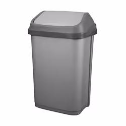 Description générale Poubelle à couvercle basculant de 50 litres, idéale pour une utilisation domestique ou professionnelle. ...