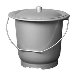Aluminium Et Plastique - Seau de toilette pour adulte + couvercle