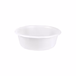 Cuvette ronde 32cm 5l blanc alimentaire de la marque ALUMINIUM ET PLASTIQUE. Apte au contact alimentaire avec tous types de d ...