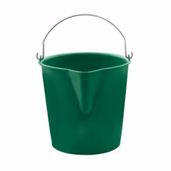Seau à bec gradué - 17 L - vert de la marque ALUMINIUM ET PLASTIQUE. - Contenance: 17L - Gradué, avec anse en métal et acier ...